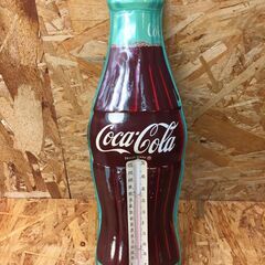 ※販売済【158】レトロ温度計 コカ・コーラ ブリキ製 レトロ