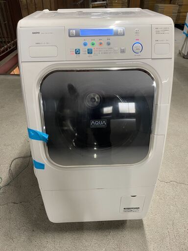 大容量】SANYO ドラム式9.0kg洗濯機 AWD-AQ2000（W） 07年製 通電確認 