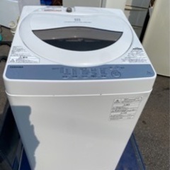 分解掃除でピカピカ美品 東芝 5.0kg全自動洗濯機 AW-5G6 2018年