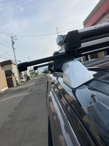 THULE  ルーフキャリアベースバーとスキー、ボードキャリア