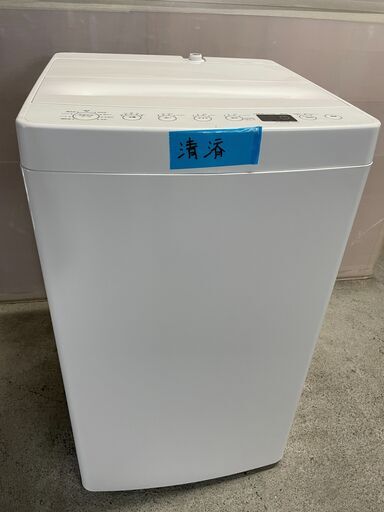 【清掃済み/美品】TAGlabel 4.5kg洗濯機 AT-WM45B 2019年製 動作確認済み 大特価!高年式! 引取歓迎 配送OK
