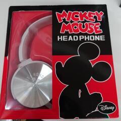 【売ります】ミッキーマウス　ヘッドホン（白）【未開封】