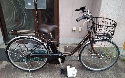 Panasonic [ViVi TX]26吋 電動アシスト自転車 6.6Ahバッテリー+充電器/チョコブラウン