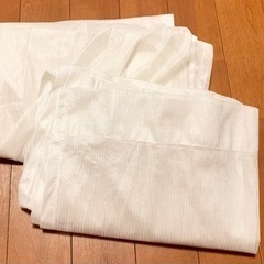 【取引終了】ニトリ レースカーテン 2枚組 UVカットあり