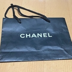 CHANEL シャネル ショッパー ショップ袋 黒 シワ