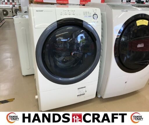 値下げしました！！✨シャープ　中古　ドラム式洗濯機　7㎏　ES-S7B　2018年製✨うるま市田場✨