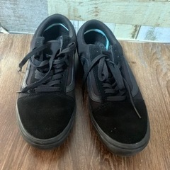 【済】VANS シューズ 靴 スニーカー 黒 ブラック 28.5cm