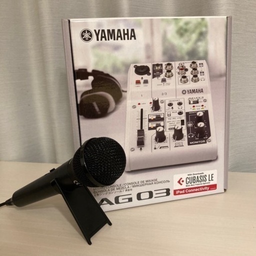 エフェクター、PA機器 YAMAHA AG03 \u0026 Audio technica ATR1100x