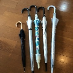 【ネット決済】傘5本セット　日傘が一つ入ってます　高級傘1本あり...