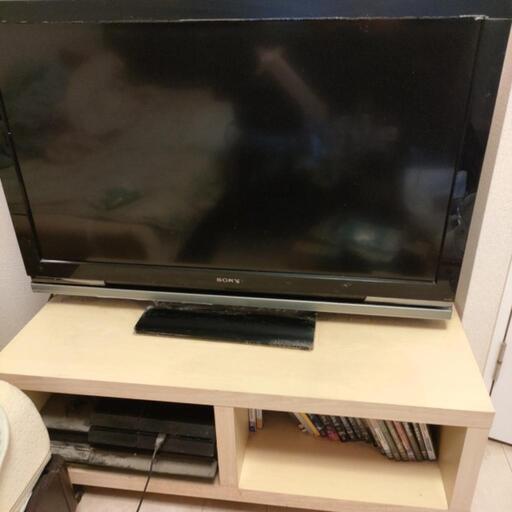 ソニーブラビアkdl 40v1とテレビ台あげます Toheart2 川崎新町の家具の中古あげます 譲ります ジモティーで不用品の処分
