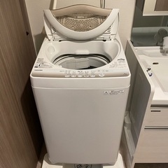 東芝　洗濯機　5㎏　2015年製