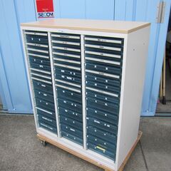 ニトリ ダークブラウン WISH3 4段 ローチェスト 【9650309】 - タンス  