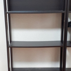 Black bookshelf