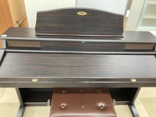 電子ピアノ 河合楽器 PW7 イス付き KAWAI 電子ピアノ ブラウン 椅子