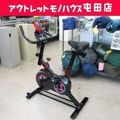 エアロバイク ブラック×レッド Fitness-sport トレ...
