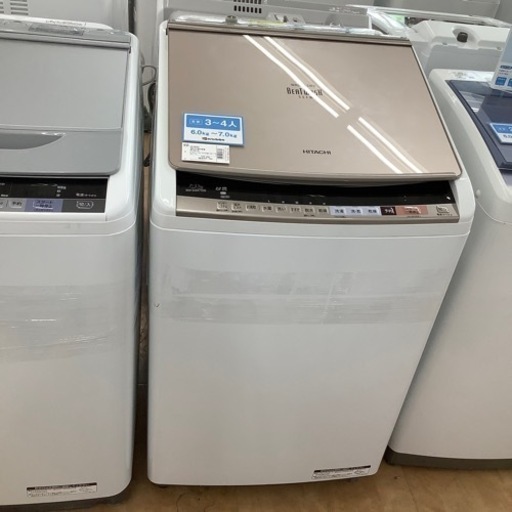 熱い販売 【トレファク摂津店】2018年製HITACHI（日立）縦型洗濯乾燥機 