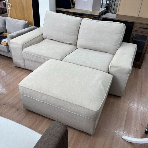 史上最も激安 2人掛けソファ ソファ IKEA シーヴィク 定価32990円 家具
