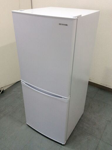 (7/2受渡済)YJT4681【IRISOHYAMA/アイリスオーヤマ 2ドア冷蔵庫】極美品 2021年製 IRSD-14A-W 家電 キッチン 冷蔵冷凍庫 右開き 142L