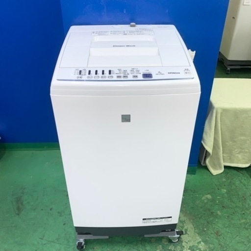 ⭐️HITACHI⭐️全自動洗濯機　2018年　7kg 美品　大阪市近郊配送無料