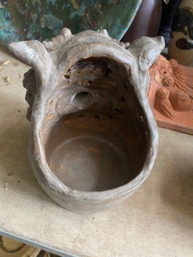 蚊取り線香、花器になるシーサー 蚊取り線香、花器になるシーサー