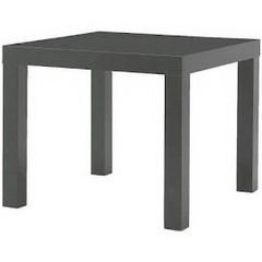 IKEA グレー　サイドテーブル