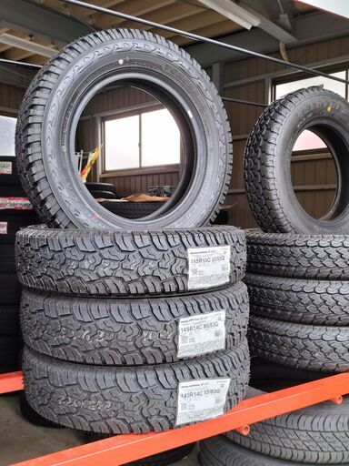 145R14C ヨコハマ ジオランダー ハイゼットリフトアップなどに 組替 145R14C ヨコハマ ジオランダー ハイゼットリフトアップなどに 組替