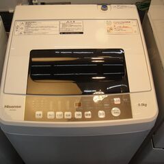 ハイセンス 5.5kg洗濯機 2017年製 HW-5502【モノ...
