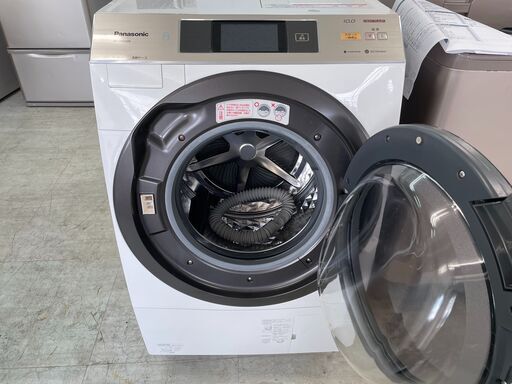 洗濯機の分解クリーニング行っています！配送設置込み パナソニック10Kドラム式洗濯乾燥機 2015年製 分解クリーニング済み！！モーター新品交換！！