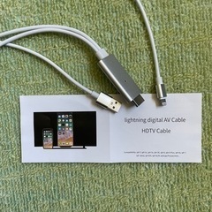 早い者勝ち‼️HDMI、iPhone、iPad、テレビ、大画面