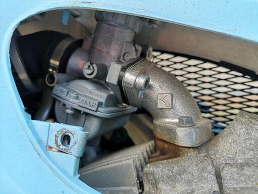 ジョルカブ(黄ナンバー、自賠責来年7月)エンジン要修理