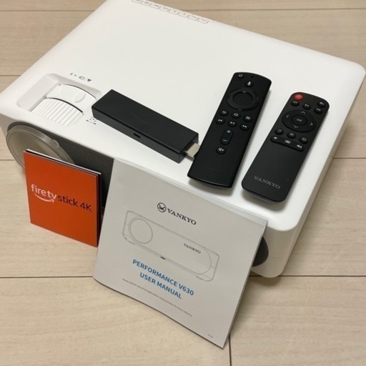 【取引中】VANKYO プロジェクター＋fire tv stickセット