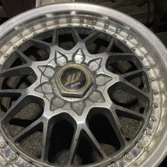 work！深リム！メッシュ！17インチホイールメルセデス―ベンツエンジン 