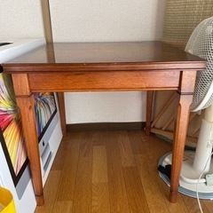 【ネット決済】【引取先決定】古家具　テーブル・飛騨産業イス・タライ