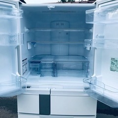 1118番 三菱✨ノンフロン冷凍冷蔵庫✨MR-JX56LJY-W‼️