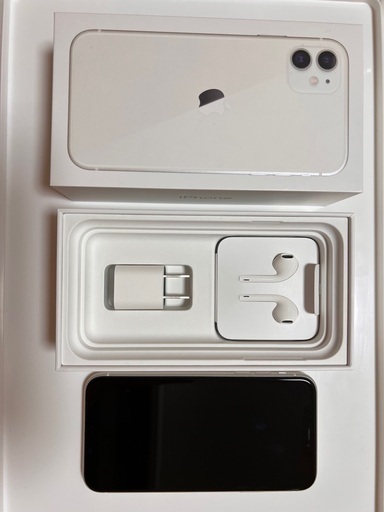 iphone11 256GB ホワイト SIMフリー 付属品新品