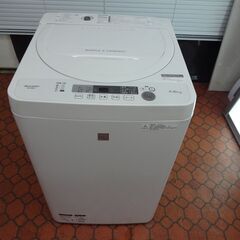 ID 021266 洗濯機 シャープ .5K 2018年製 ES-G4E5