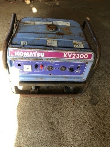 コンプレッサーと発電機