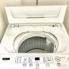 7/2まで！5kg洗濯機　一人暮らしに最適サイズ✨洗浄済みで中は綺麗！