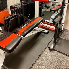 手渡し限定※東京都港区】パワーラック一式 可変式ダンベル プレート160KG