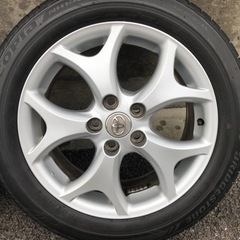 バリ山 8部山以上　18年製50エスティマ　純正ホイール　4本　215/55/R17  7j+50  PCD114.3