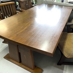 オークのダイニングセット