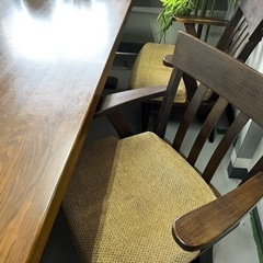 オークのダイニングセット