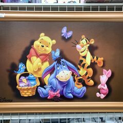 Disney(ディズニー)　アートパネル　くまのプーさん　壁掛け