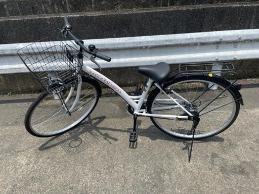 自転車　27インチ　二重ロック付き