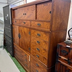 【お取り置き中】大きな古箪笥/着物箪笥
