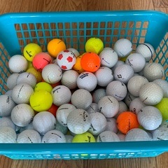 ゴルフボール（129個、中古、クリーン）