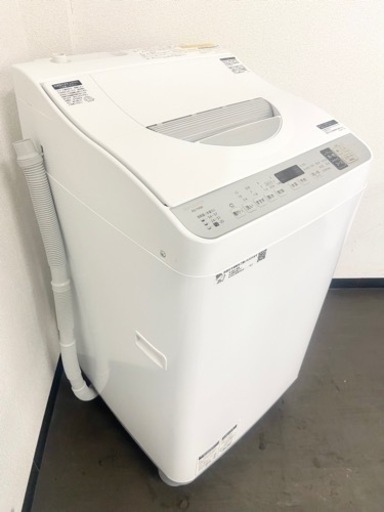 激安‼️今の梅雨に大活躍 乾燥付き 20年製 5.5キロ SHARP洗濯乾燥機ES-TX5D-S