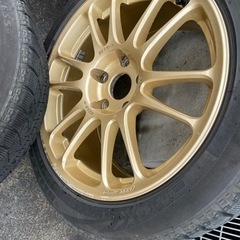 ファイナルスピード　ビックキャリパー対応　17インチ 8j +46 114.3 5穴　ホイール　スタッドレスタイヤ付き