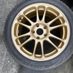 ファイナルスピード　ビックキャリパー対応　17インチ 8j +46 114.3 5穴　ホイール　スタッドレスタイヤ付き