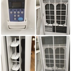 S267CORONA(コロナ) ウインドエアコン (冷房専用タイプ) 液晶リモコン付 シェルホワイト CW-16A(WS)⭐動作確認済 ⭐クリーニング済